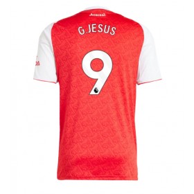 Pánské fotbalový oblečení Arsenal Gabriel Jesus #9 Domácí košile 2025-26 Krátkým Rukávem